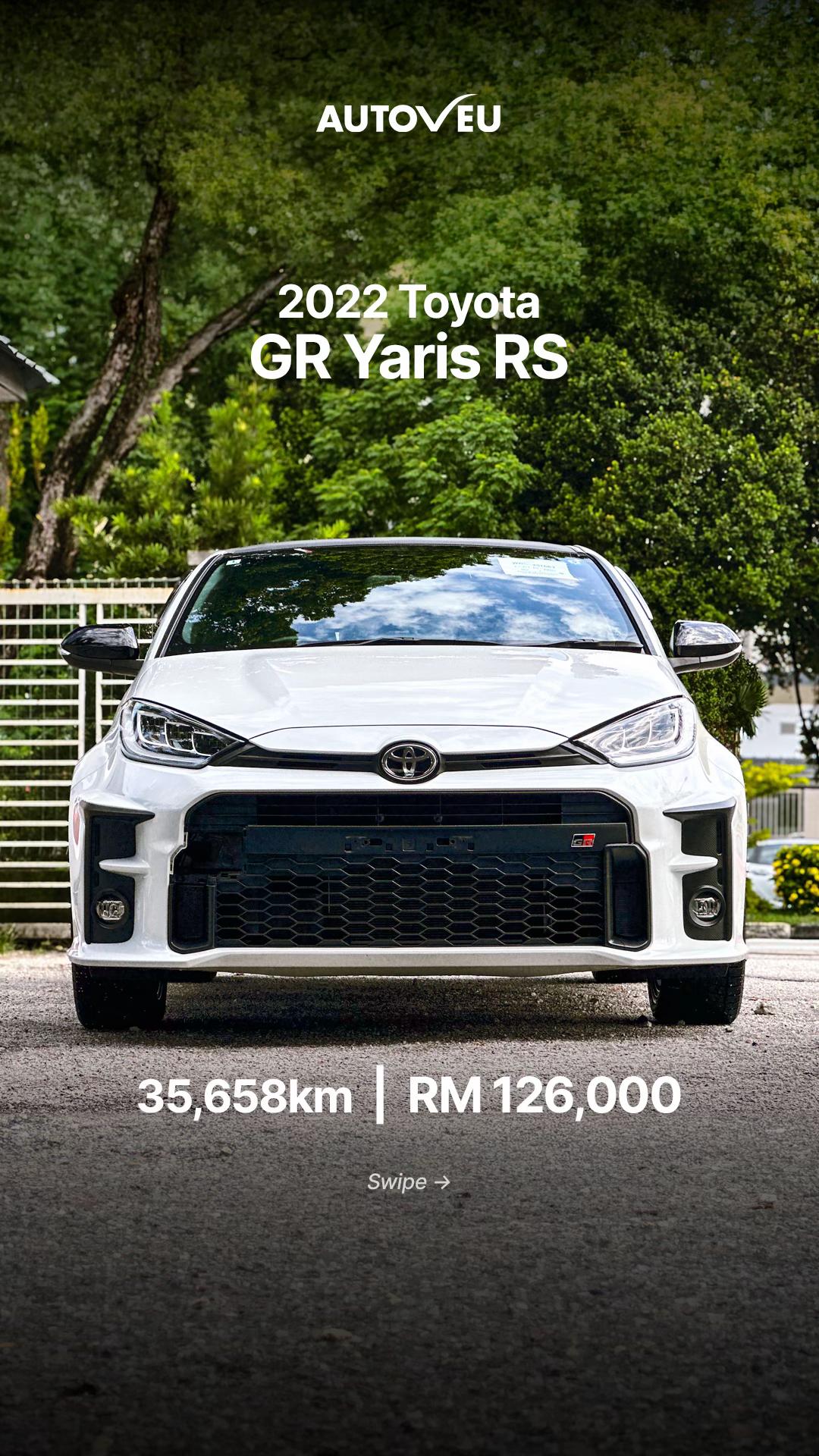 AUTOVEU’s Toyota GR Yaris RS TikTok post cover