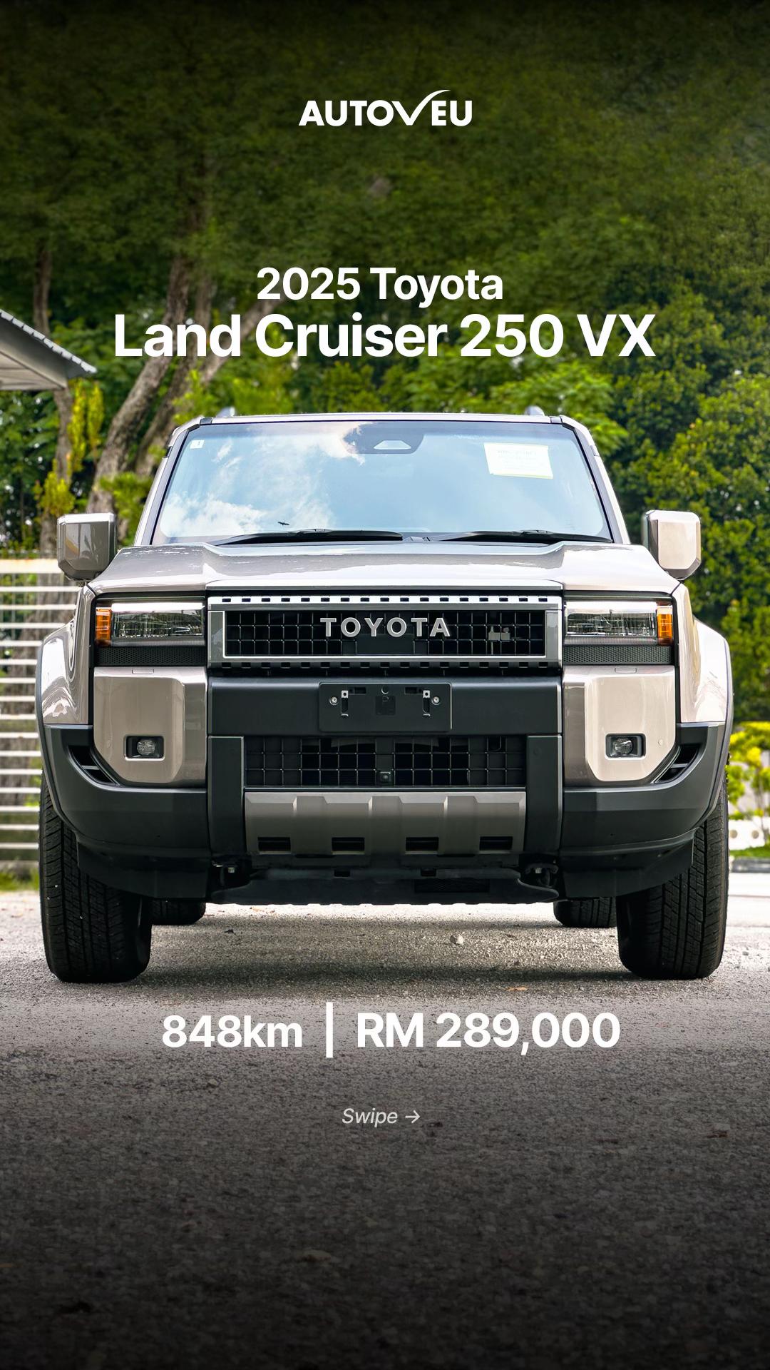 AUTOVEU’s Toyota Land Cruiser 250 VX TikTok post cover